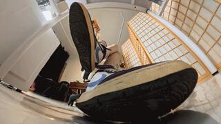 CC giant Nike shoes stinking socks trample on you VR360