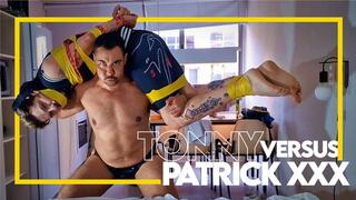 Patrick Xxx Versus Tonny Tape! (1080p) Gay Bondage - Gay Domination - Wrestling - Tape Bondage - Gut Punching - Kicking - Wrestler - BDSM - C4SBondage26