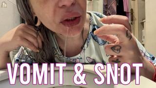 Super bad time vomiting and dropping snots