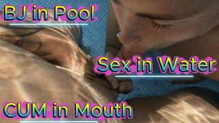 Underwater Step-Sibling Pool Adventure