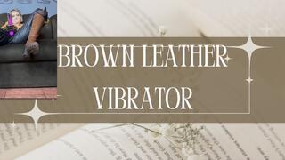 brown leather vibrate