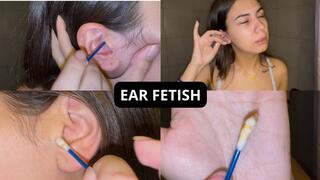 Ear cleaning after one month