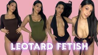 Trying on my leotards