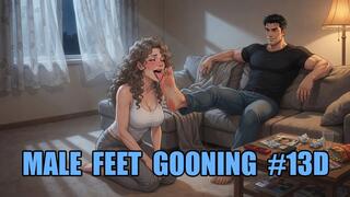 Male Feet Gooning #13D: Surrender Your Mind to Masculine Soles (Animated, Music, Text)
