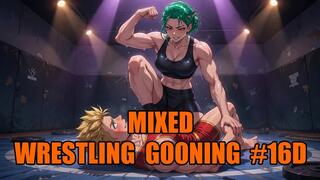 Mixed Wrestling Gooning #16D: Thighs of Conquest (Animated, Music, Text)