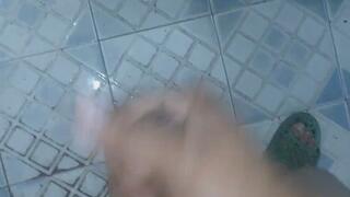 Masturbating to get an erection.