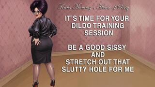 AUDIO ONLY- IT"S TIME FOR YOUR DILDO TRAINING BE A GOOD SISSY AND STRECTH OUT THAT SLUTTY HOLE FOR ME