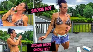 Smokin Hot:Stormy Night Smoke With A Lucky Fan