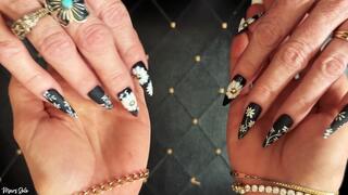 Hand Tickling Close-Up: Mars Can’t Handle Her Fingernail Tickling with Harmony and Mars Solo
