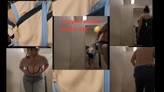 FITTING ROOM FUN Pre SUMMER EDITION BIKINI BRA JEANS DRESS