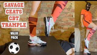 Penalty Kicks: Balls THRASHED by Lioness' Football Boots - Perv Caught in Women's Changing Room **VALUE PACK - all versions in 1 video** Dolores soccer cleats hard cock trampling brutal ball crush testicle kicking extreme crushing shoejob cumshot POV