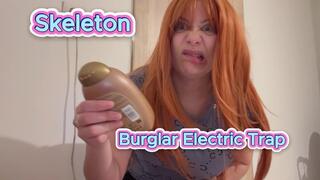 Burglar Trap Electric Shock Turns Thief Into Skeleton