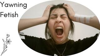 Yawning fetish.. opening my big mouth for you