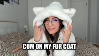 Fur Fetish JOI Surprise Ending - Cum On My Japanese Fur Jacket