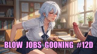 Blow Jobs Gooning #12D: Surrender Your Mind to Endless Oral Worship (Animated, Music, Text)
