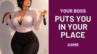 ASMR Your NEW BOSS Puts You in Your Place! Sissy Humiliation (AUDIO ONLY)