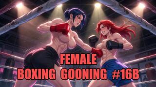 Female Boxing Gooning #16B: Knockout Queen's Mesmeric Ring Dominion (Animated)