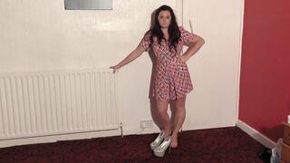 Super Hard Super Sexy Platform Head Trampling Shoes