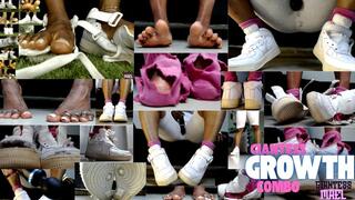 Orgasm Sneakers Destruction, Monster Feet Growth - Hulk Feet, Transformation Fetish, Growth Fetish, Height Transformation