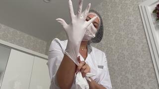 The proctologist performed a prostate massage b