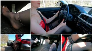 HOT PREMIERE: HORNY EMILY SEDUCES YOU WHILE DRIVING