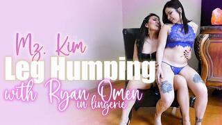 Mz Kim Leg Humping Ryan Omen in Stockings (WMV)