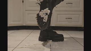 Princess Crush Fruits, Chips, and Lasagna with Her Dr. Martens Audrick High