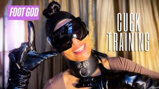 Ebony Foot God Domina | ASMR JOI, Latex Gloves, Office POV, Total Control