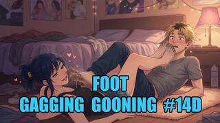 Foot Gagging Gooning #14D: Smothering Toe Invasion (Animated, Music, Text)