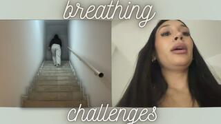 Climbing stairs until you can barely breathe