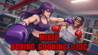 Mixed Boxing Gooning #13C: Canvas Surrender Mind Control (Animated, Music)