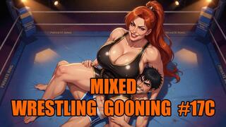 Mixed Wrestling Gooning #17C: Thigh Dominion Trance (Animated, Music)