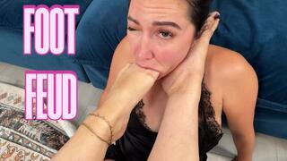 Foot Feud (4K MP4) Paisley Prince and Tilly McReese: Bare Feet Fight, Foot Domination, Female Fighting, Confrontation, Rivalry Match, Sole Smother