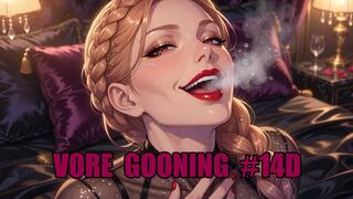 Vore Gooning #14D: Surrender Your Form to the Goddess Belly (Animated, Music, Text)