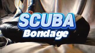 Scuba Bondage: Handcuffed in Gas Mask & Snorkel Helpless Air Control - 7 Min MOV HD