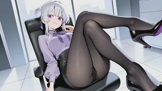 Submit to My High Heels, Office Bitch!