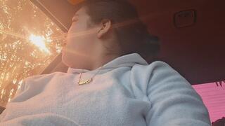 I got stuck in the car and I got sleepy