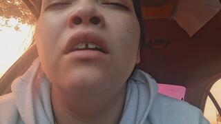 He sneezed in slow motion.