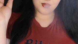 Glossy Red Lips & Two Parliaments