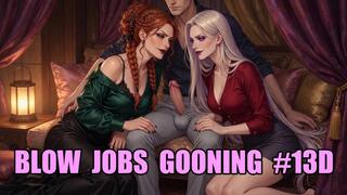 Blow Jobs Gooning #13D: Throat Training Trance (Animated, Music, Text)