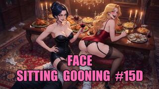Face Sitting Gooning #15D: Smothering Throne of Eternal Surrender (Animated, Music, Text)