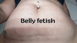 Belly fetish + swollen belly