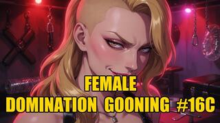 Female Domination Gooning #16C: Latex Alpha Mistress Goon Trance Surrender (Animated, Music)