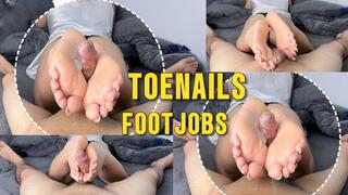 Pov: First Time You Meet The Model With Naturally Long Fingernails & Toenails Experience Her Footjob Services | LINH'S LONG NAIL | CRAZY ABOUT LONG AND NATURAL NAILS