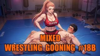 Mixed Wrestling Gooning #18B: Thigh Queen's Mesmeric Scissor Dominion (Animated)