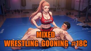 Mixed Wrestling Gooning #18C: Thigh Queen's Mesmeric Scissor Dominion (Animated, Music)