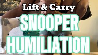 Snooper Humiliation: Quadzilla’s Lift & Carry Punishment – Jhaycee Exposed