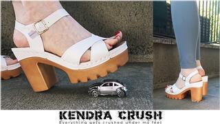 Stepping on and Crushing Your Metal Toy Car Under My Heels H265