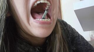 His great stepsister gives him bad breath