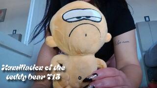 Humiliation of the teddy bear 715
